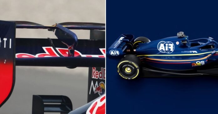 DRS: What is it and Why is it Being Replaced | Credits: Sky Sports (Left), FIA (Right)