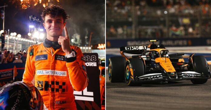 Lando Norris dominates in Singapore. | Credits: McLaren