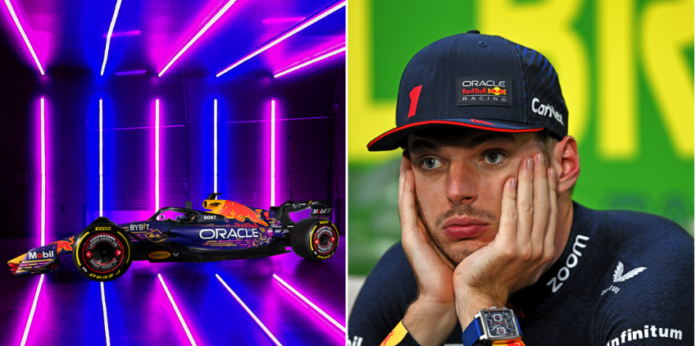 The Red Bull RB20 will not feature the custom livery for Singapore and Austin. | Credits: Verstappen.com/GPfans