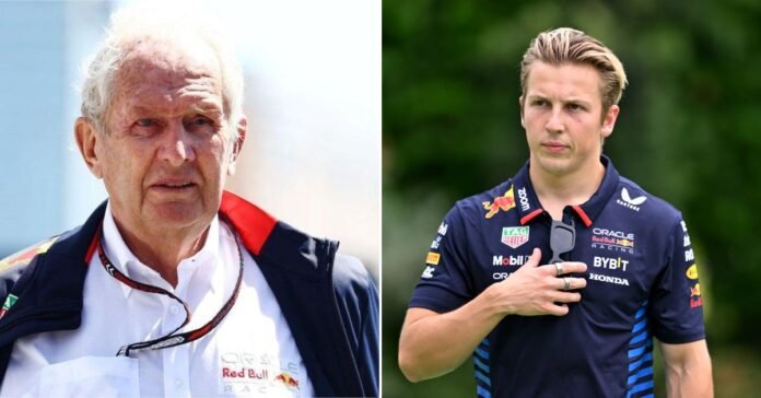 Helmut Marko sets goal for Liam Lawson. | Credits - Reuters/BBC