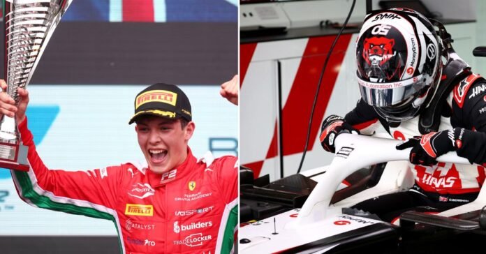 Oliver Bearman will drive for Haas for the 2025 season | Credit: F1