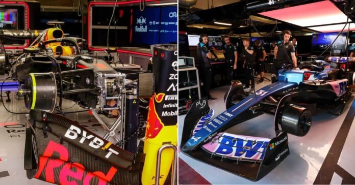 Red Bull (2021) and Alpine (2023) have both broken cost cap rules | Credits: PlanetF1 and GP Blog