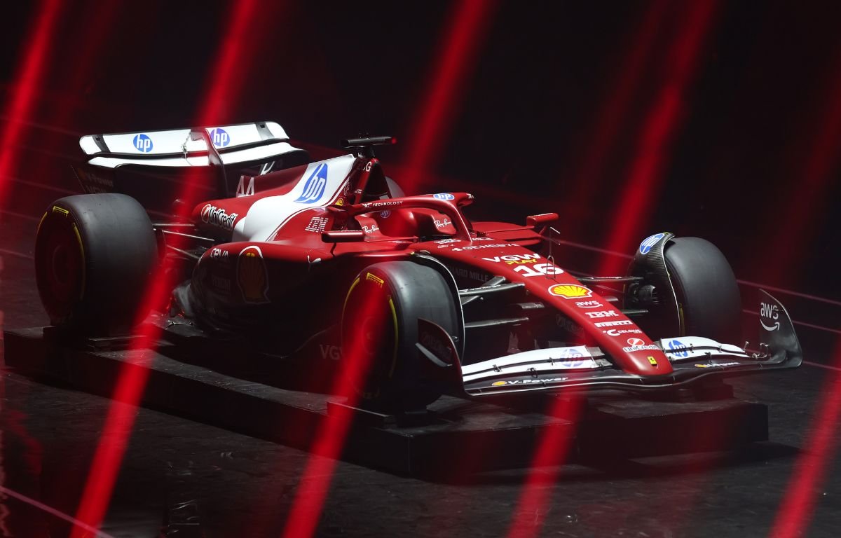 The Ferrari 2025 livery