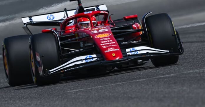 Charles Leclerc was fastest in the morning session on the third day of pre-season testing | Credit: F1