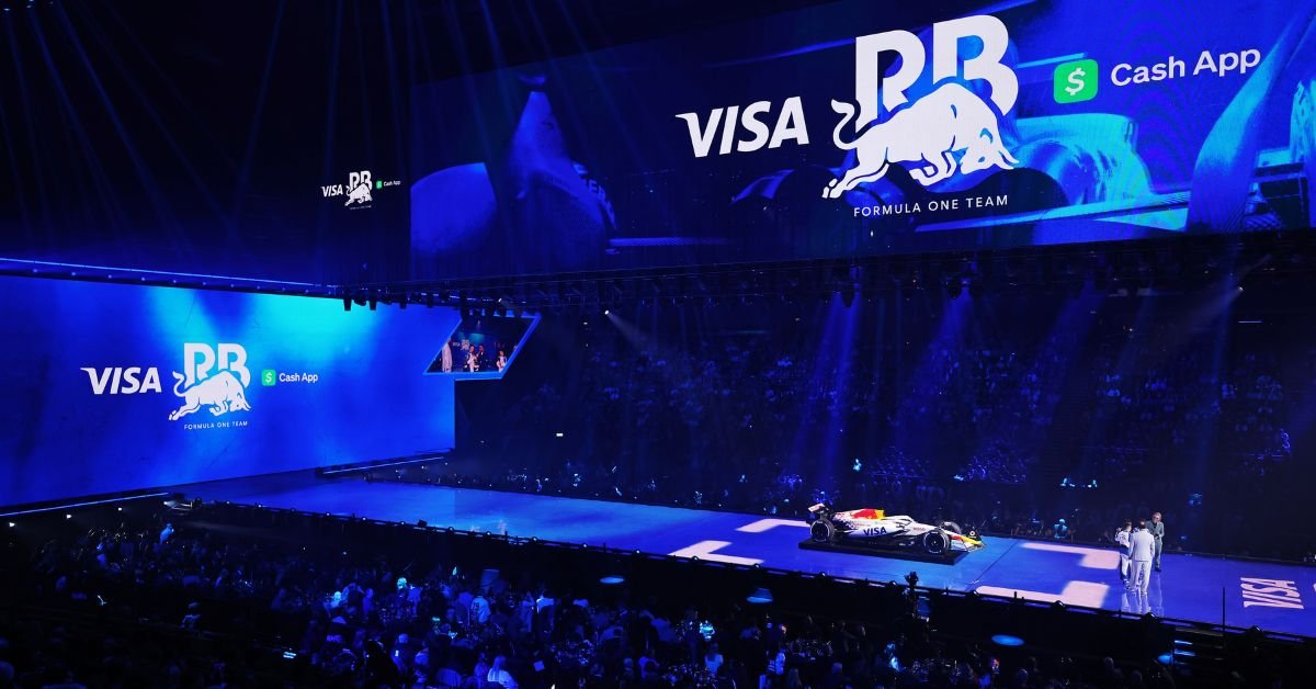 Visa Cash App RB at F1 75 launch event