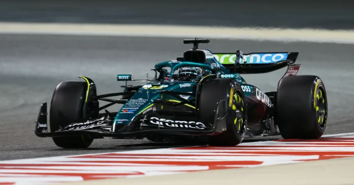 BAHRAIN, BAHRAIN – FEBRUARY 26: Lance Stroll of Canada driving the (18) Aston Martin F1 Team AMR25 Mercedes on track during day one of F1 Testing at Bahrain International Circuit on February 26, 2025 in Bahrain, Bahrain. (Photo by Simon Galloway/LAT Images)