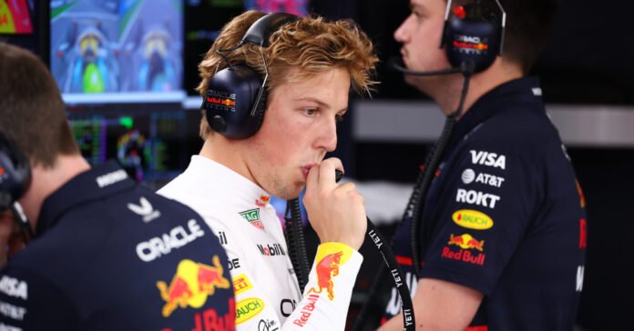 Liam Lawson knocked out at Q3 (Credits: Clive Rose/Getty Images/Red Bull Content Pool)