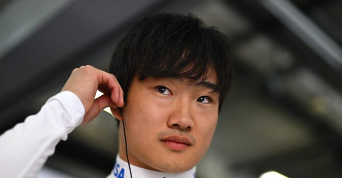 SHANGHAI, CHINA - MARCH 23: Yuki Tsunoda of Japan and Visa Cash App Racing Bulls prepares to drive during the F1 Grand Prix of China at Shanghai International Circuit on March 23, 2025 in Shanghai, China.