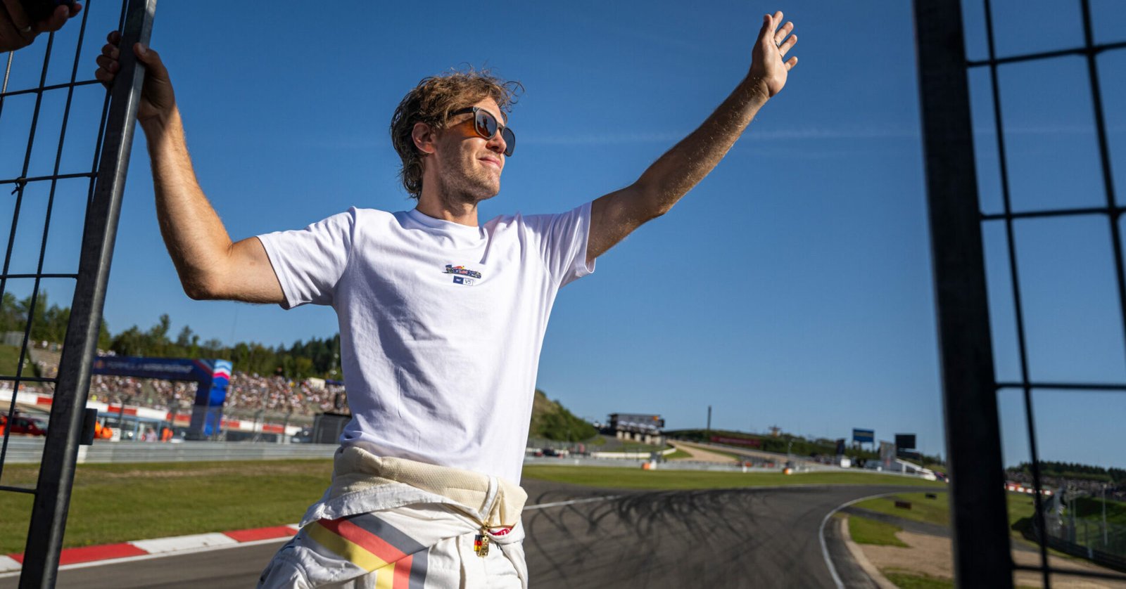 Sebastian Vettel seen during the Red Bull Formula Nuerburgring at the Nuerburgring in Germany on September 9, 2023. // Joerg Mitter / Red Bull Content Pool // SI202309090396 // Usage for editorial use only //