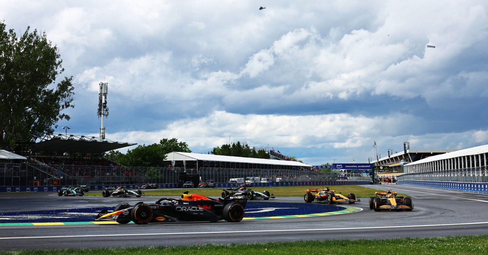 F1 2026 calendar - MONTREAL, QUEBEC - JUNE 09: Max Verstappen of the Netherlands driving the (1) Oracle Red Bull Racing RB20 leads the field at the restart during the F1 Grand Prix of Canada at Circuit Gilles Villeneuve on June 09, 2024 in Montreal, Quebec. (Photo by Mark Thompson/Getty Images) // Getty Images / Red Bull Content Pool // SI202406091142 // Usage for editorial use only //