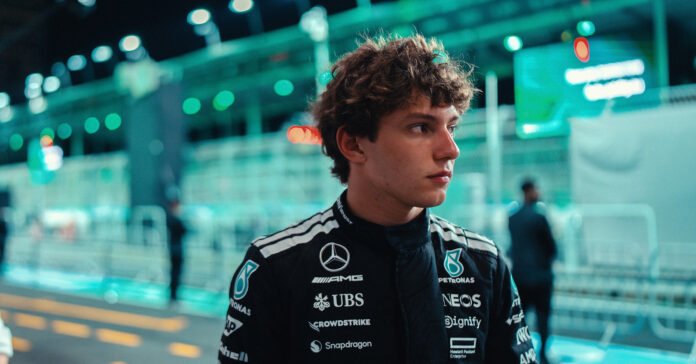 2025 Saudi Arabian Grand Prix, Thursday - Giacomo Crapanzano Kimi Antonelli for Mercedes