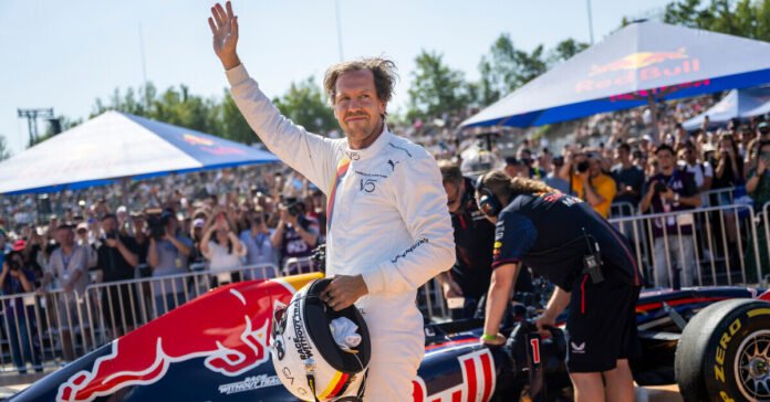 Sebastian Vettel at the Nürburgring // Photo by Joerg Mitter / Red Bull Content Pool //