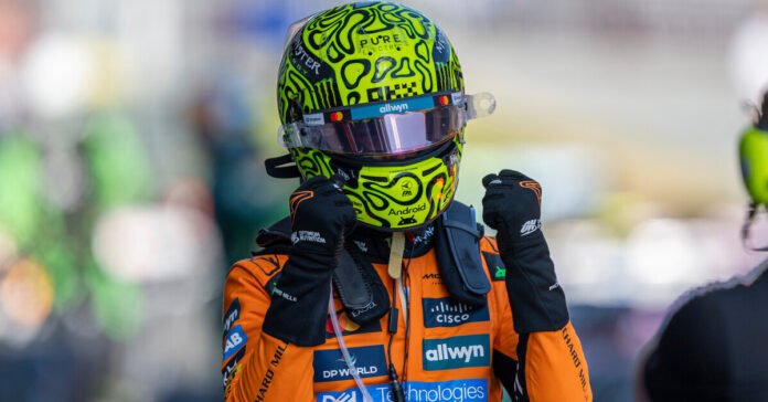 Lando Norris takes Pole at Spa // Jörg Mitter / Red Bull Content Pool//
