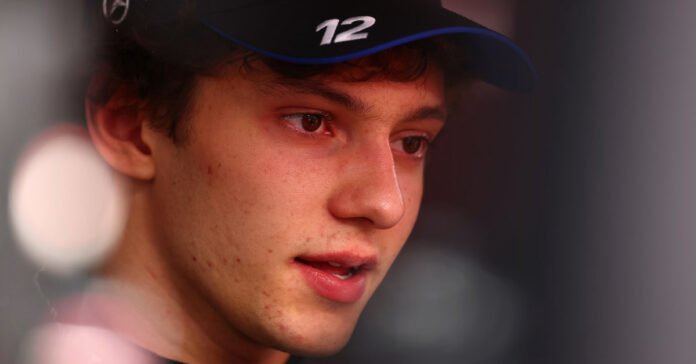 Antonelli emotional following Q1 exit at Spa // formula1.com //