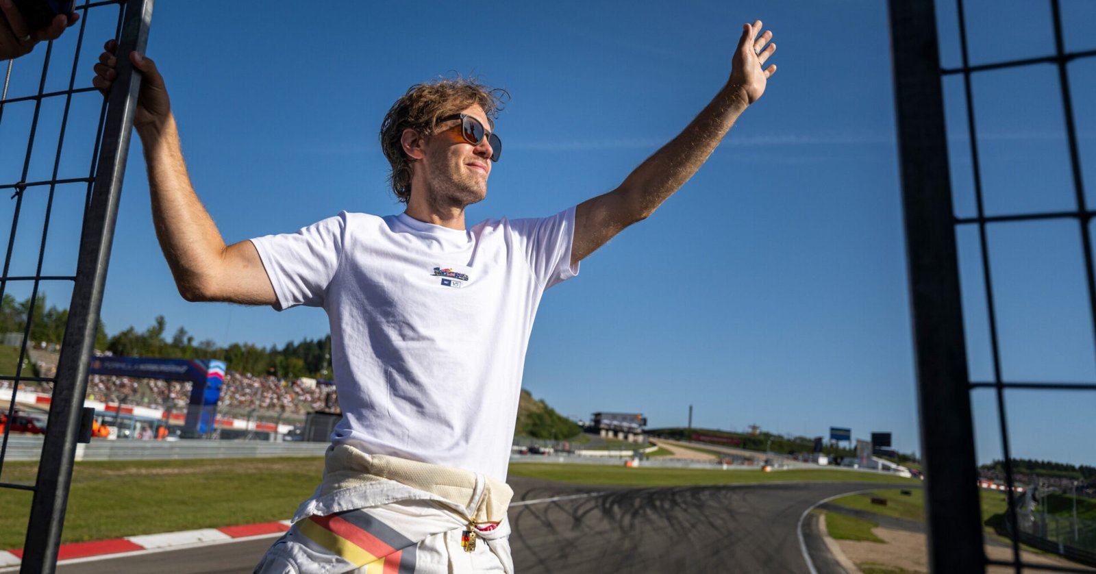 Sebastian Vettel seen during the Red Bull Formula Nuerburgring at the Nuerburgring in Germany on September 9, 2023. // Joerg Mitter / Red Bull Content Pool // SI202309090396 // Usage for editorial use only //