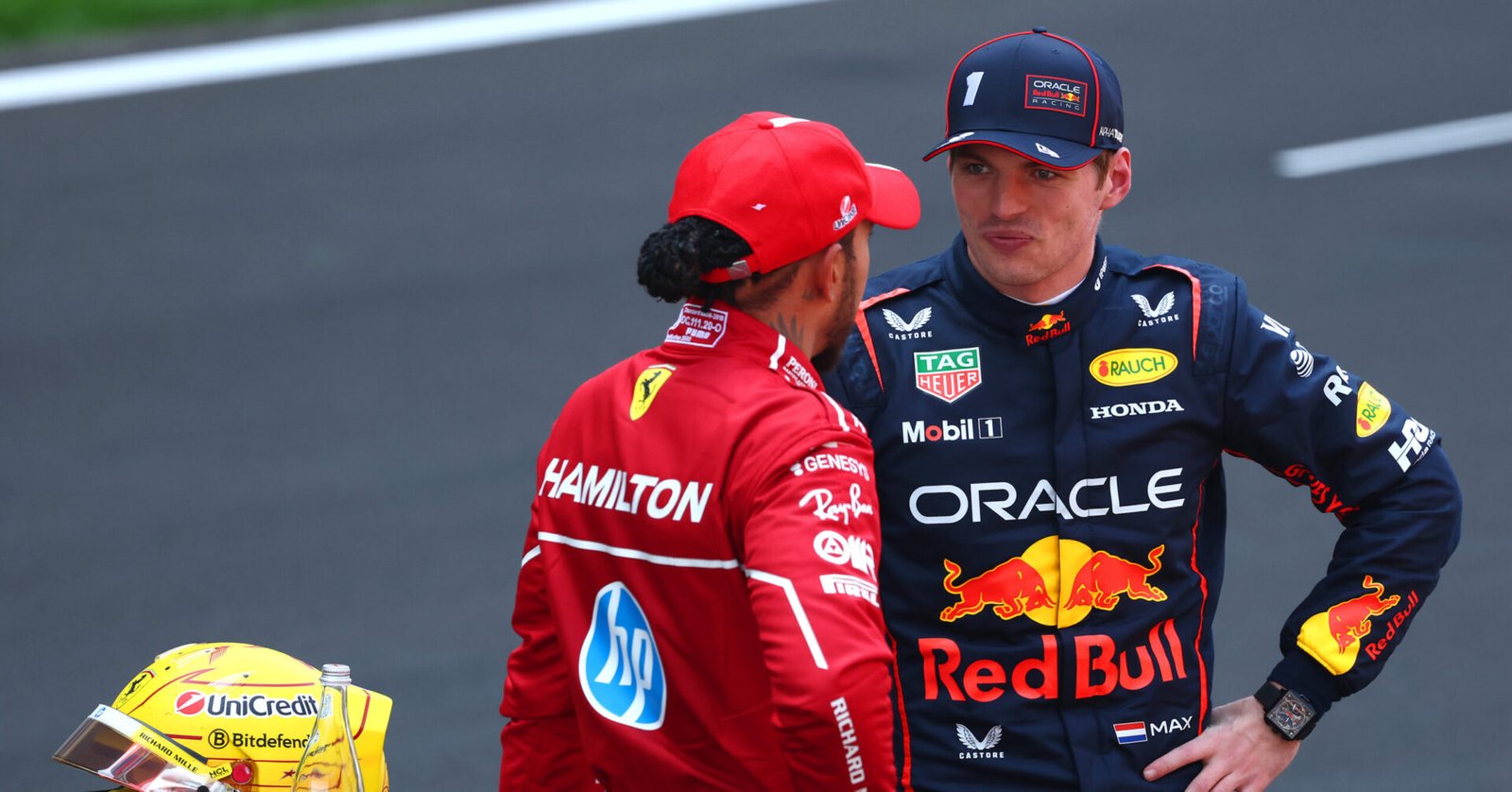 Red Bull driver Max Verstappen and Ferrari driver Lewis clashed at the Hungarian GP