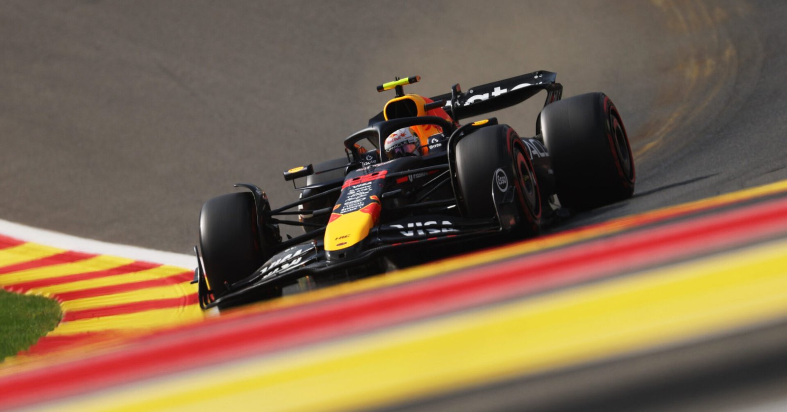 SPA, BELGIUM - JULY 26: Yuki Tsunoda of Japan driving the (22) Oracle Red Bull Racing RB21 on track during qualifying ahead of the F1 Grand Prix of Belgium at Circuit de Spa-Francorchamps on July 26, 2025 in Spa, Belgium. (Photo by Ryan Pierse/Getty Images) // Getty Images / Red Bull Content Pool // SI202507261599 // Usage for editorial use only //