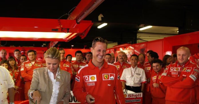 Schumacher in the Ferrari Garage // Ferrari Content Pool //