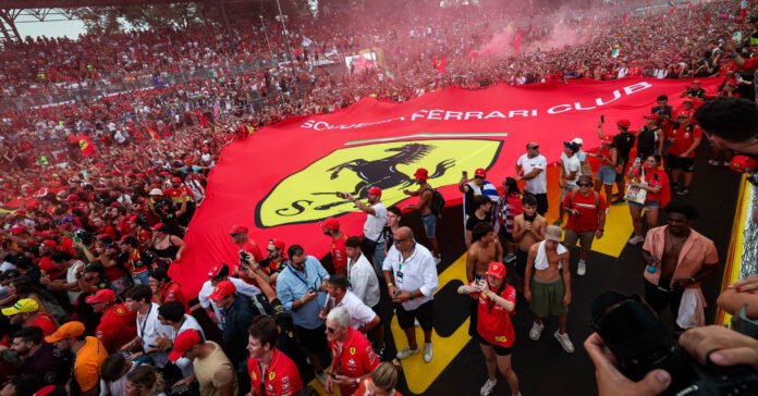 LECLERC Charles (mco), Scuderia Ferrari SF-24, portrait during the Formula 1 Pirelli Gran Premio d’Italia 2024, Italian Grand Prix 2024, 16th round of the 2024 Formula One World Championship from August 30 to September 1, 2024 on the Autodromo Nazionale Monza, in Monza, Italy - Photo Florent Gooden / DPPI