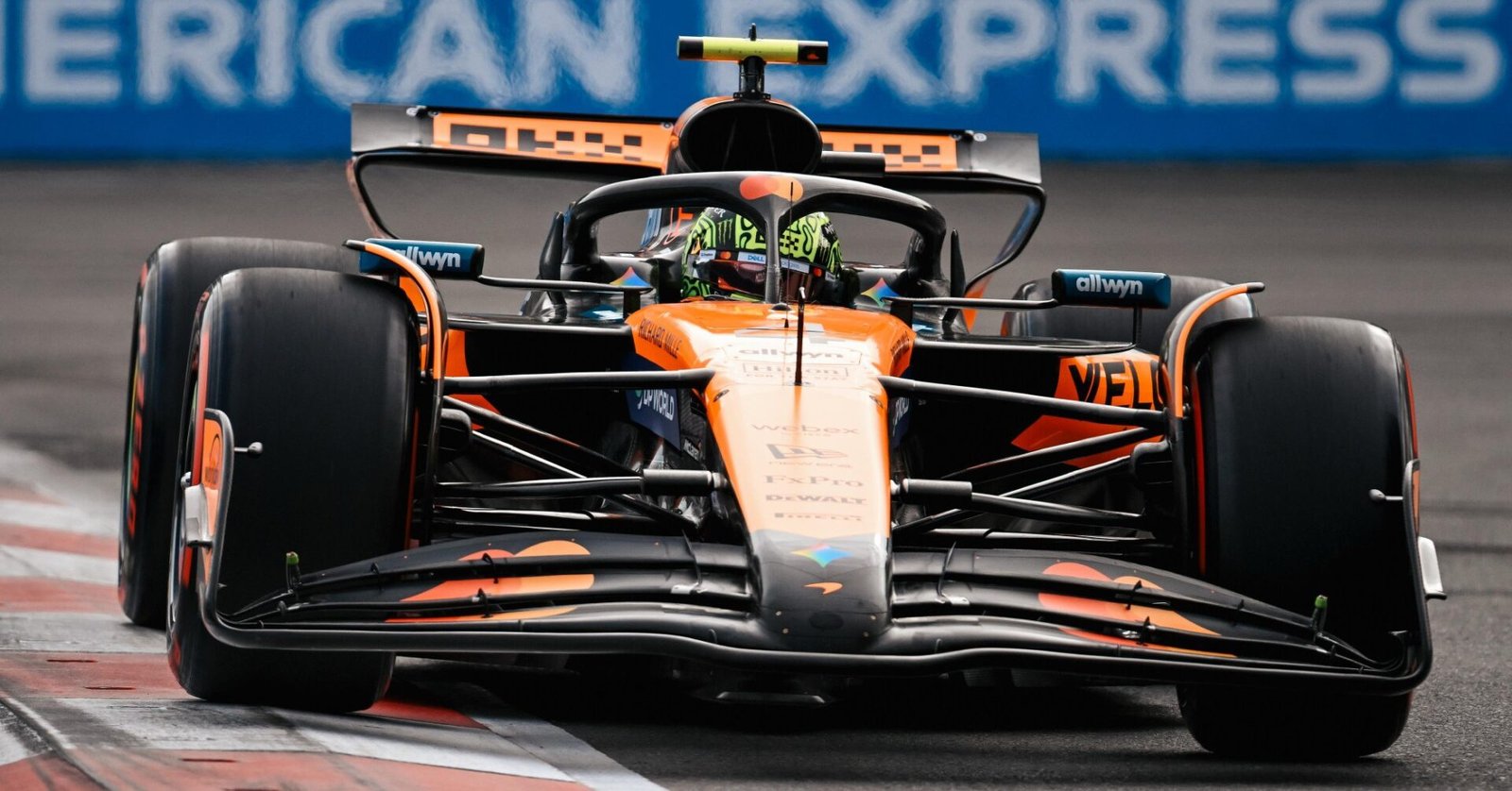 McLaren Lando Norris in Azerbaijan Baku Azerbaijan Grand Prix 2025