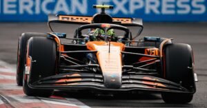 McLaren Lando Norris in Azerbaijan Baku Azerbaijan Grand Prix 2025