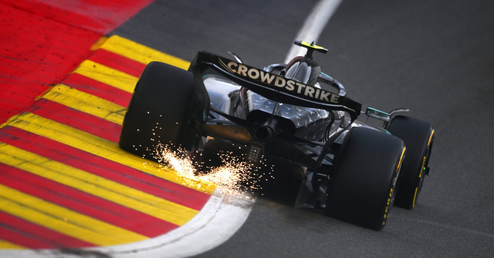Kimi Antonelli at the Belgian Grand Prix, Sunday,
